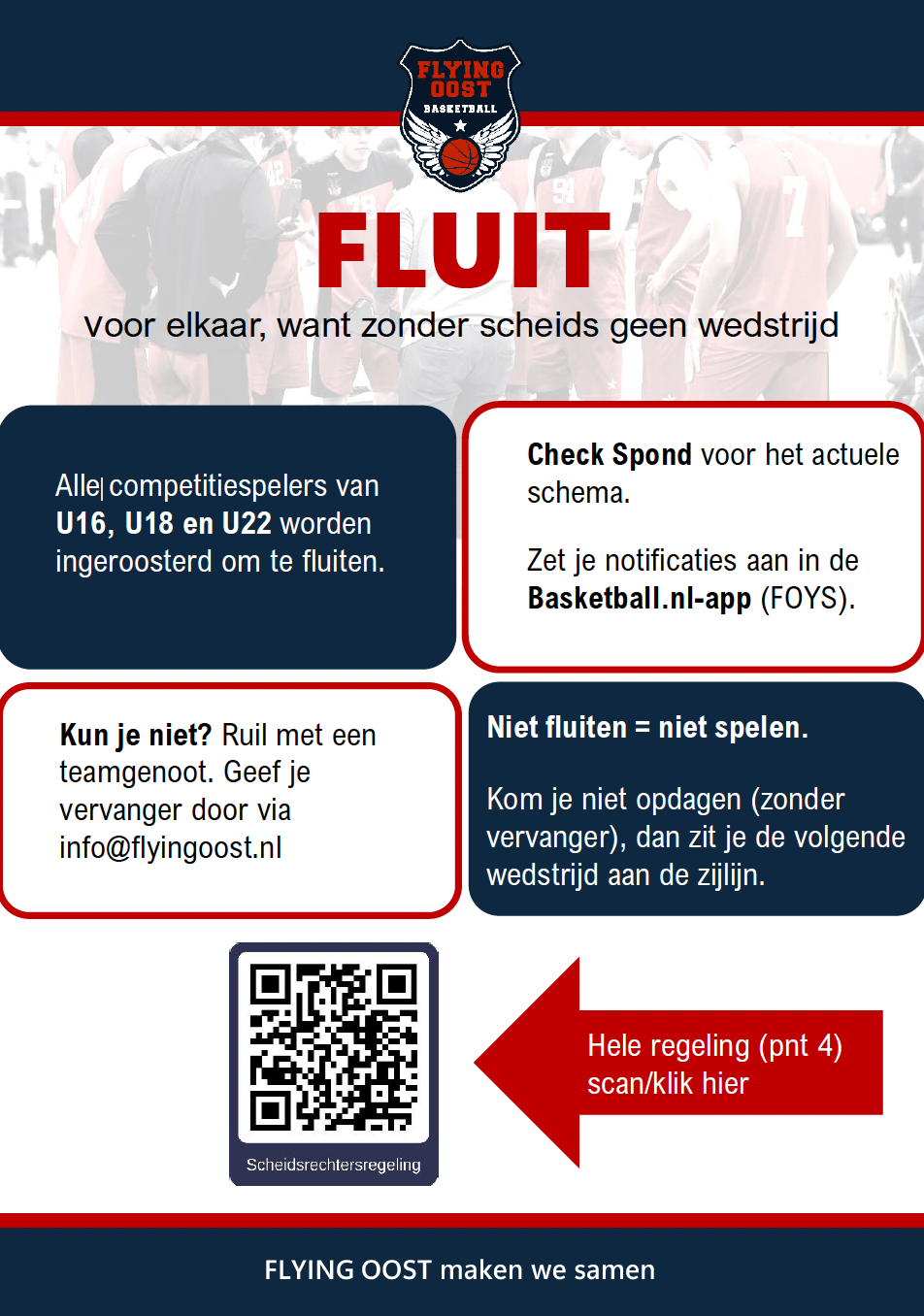 flyer scheidsrechtersregeling